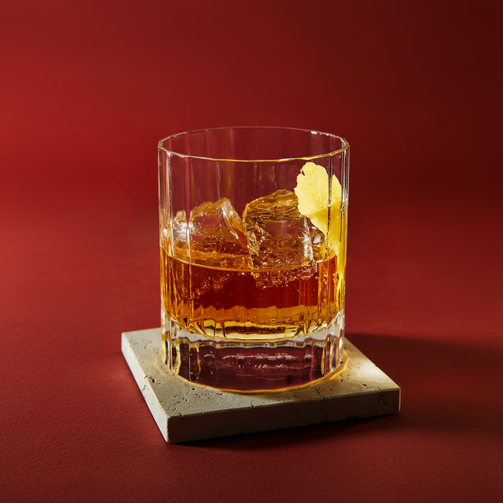 vaso chupilca con hielo